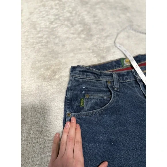Cabelas Mens Blue Denim Straight Lined Jeans Size 30x30 Pants - Picture 7 of 9